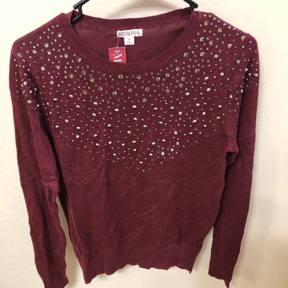 Merona Maroon Sweater